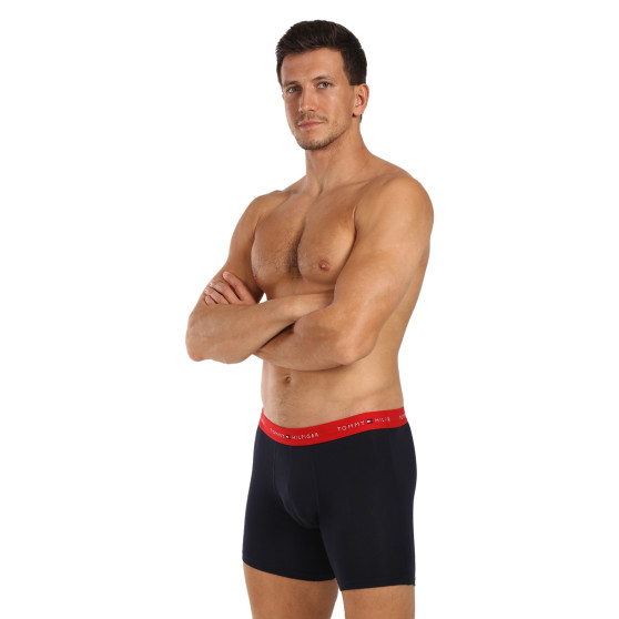 3PACK Boxershorts til mænd Tommy Hilfiger mørkeblå (UM0UM02765 0W3)