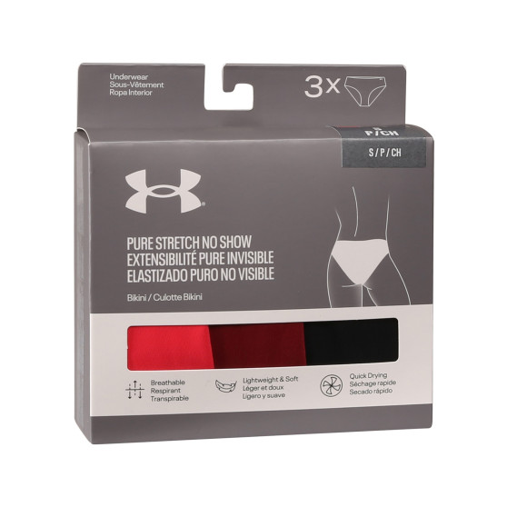 3PACK Dametrusser Under Armour flerfarvet (1383897 713)