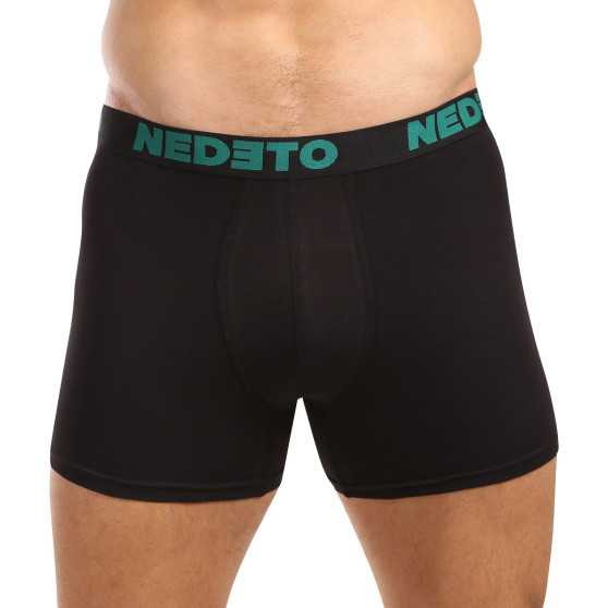 5PACK Boxershorts til mænd Nedeto sort (5NB003)