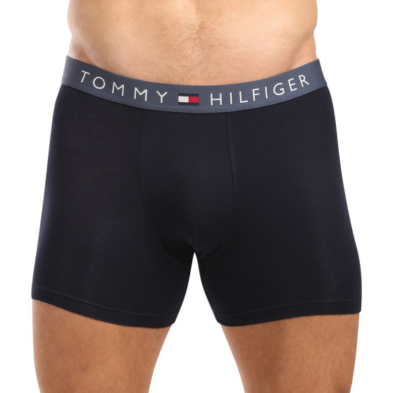 3PACK Boxershorts til mænd Tommy Hilfiger mørkeblå (UM0UM03431 0R1)