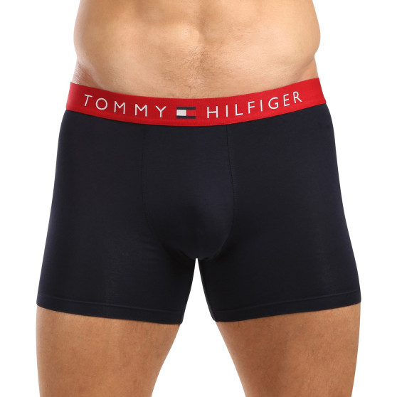 3PACK Boxershorts til mænd Tommy Hilfiger mørkeblå (UM0UM03431 0R1)