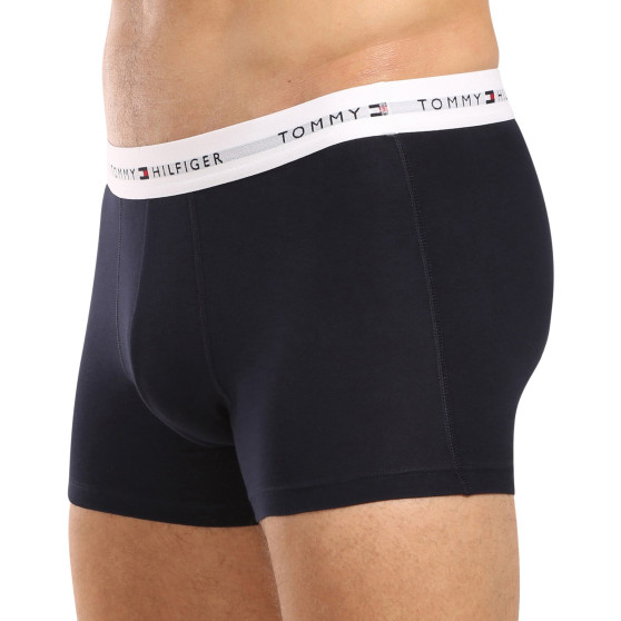 3PACK Boxershorts til mænd Tommy Hilfiger mørkeblå (UM0UM02763 0W3)