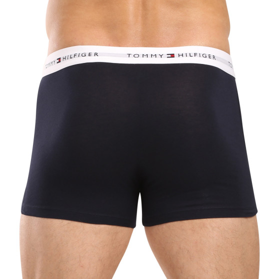 3PACK Boxershorts til mænd Tommy Hilfiger mørkeblå (UM0UM02763 0W3)