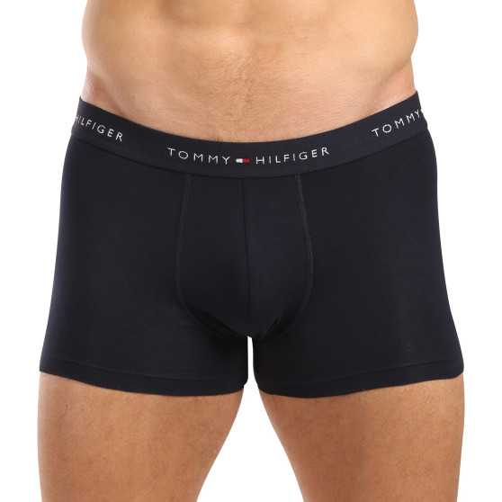 3PACK Boxershorts til mænd Tommy Hilfiger mørkeblå (UM0UM02763 0W3)