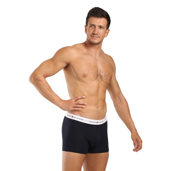 3PACK Boxershorts til mænd Tommy Hilfiger mørkeblå (UM0UM02763 0W3)