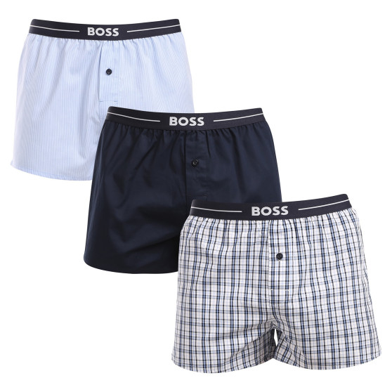 3PACK Boxershorts til mænd BOSS flerfarvet (50505677 460)