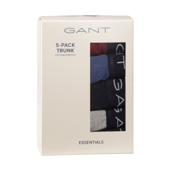 5PACK Boxershorts til mænd Gant flerfarvet (900015003-558)