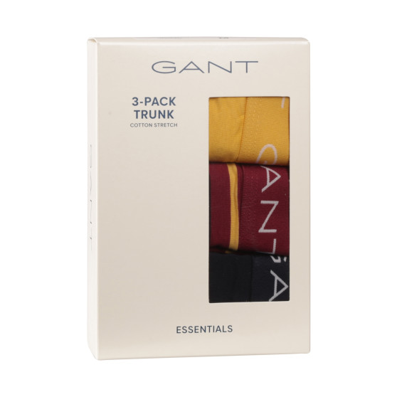 3PACK Boxershorts til mænd Gant flerfarvet (902433043-558)