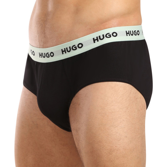 3PACK Trusser til mænd HUGO sort (50517879 961)