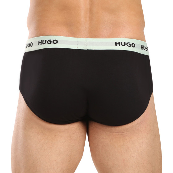 3PACK Trusser til mænd HUGO sort (50517879 961)