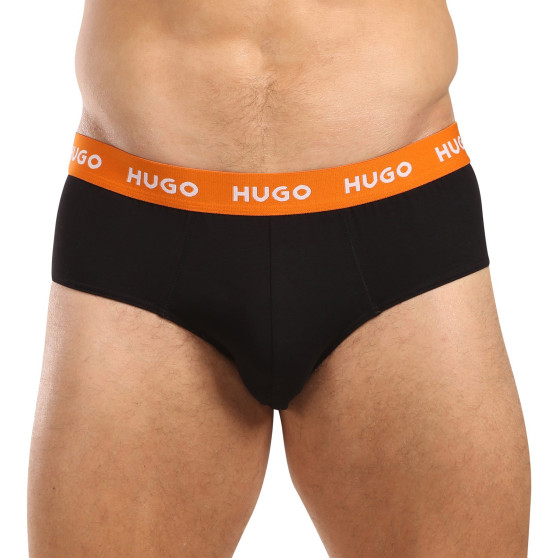 3PACK Trusser til mænd HUGO sort (50517879 961)