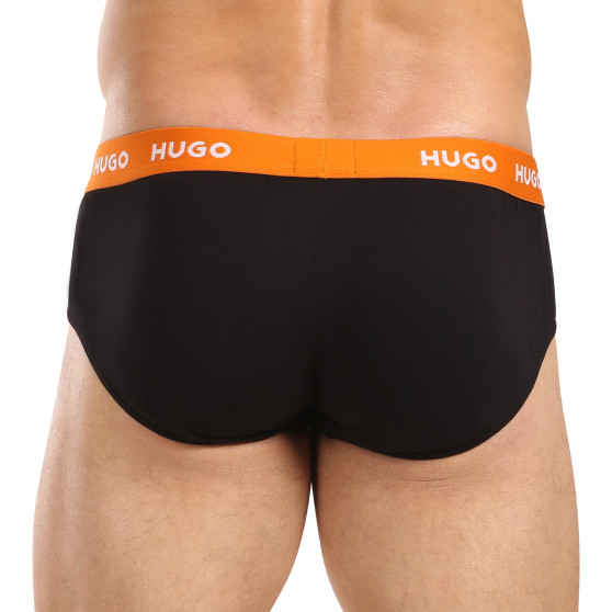 3PACK Trusser til mænd HUGO sort (50517879 961)