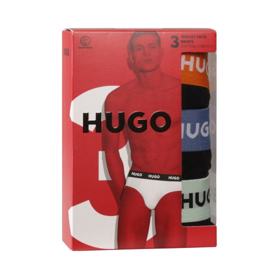 3PACK Trusser til mænd HUGO sort (50517879 961)