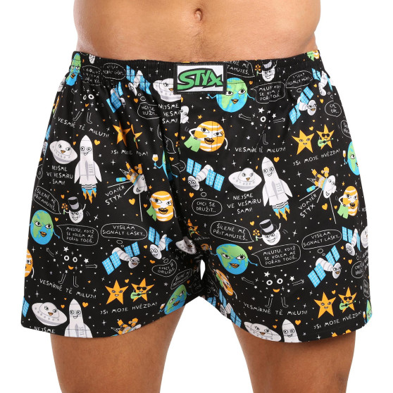 3PACK Boxershorts til mænd Styx art klassisk gummi overstørrelse flerfarvet (3E17789)