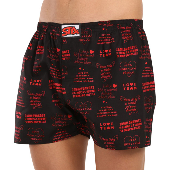 Styx Shorts til mænd art classic rubber oversized valentine's day lyrics (E1757)