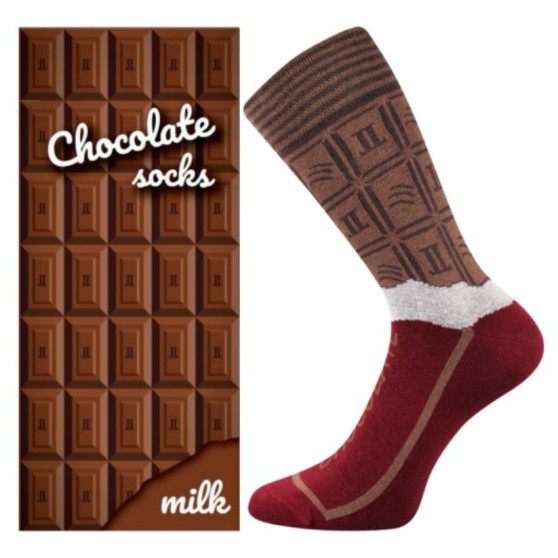 Happy socks til kvinder Lonka flerfarvet (Chocolate milk dámské)