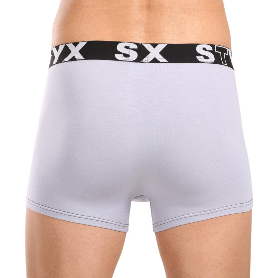 3PACK Boxershorts til mænd Styx sport gummi grå (G10676767)