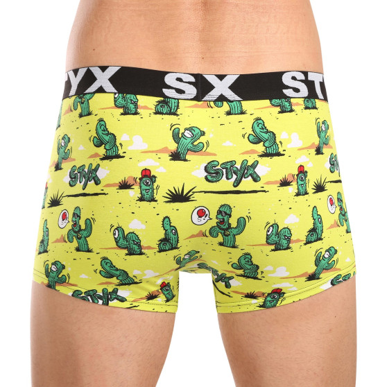 Styx Boksershorts til mænd kunst sport gummi kaktus (G1351)