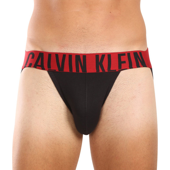 3PACK Jockstraps til mænd Calvin Klein sort (NB3606A-Q5X)