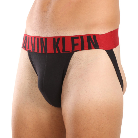 3PACK Jockstraps til mænd Calvin Klein sort (NB3606A-Q5X)