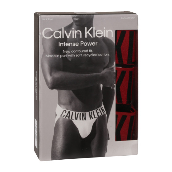 3PACK Jockstraps til mænd Calvin Klein sort (NB3606A-Q5X)