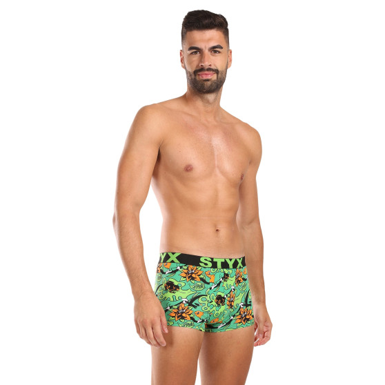 3PACK Boxershorts til mænd Styx art sports gummi flerfarvet (3G15780)