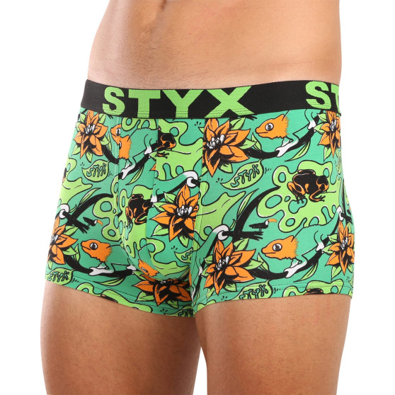 3PACK Boxershorts til mænd Styx art sports gummi flerfarvet (3G15780)