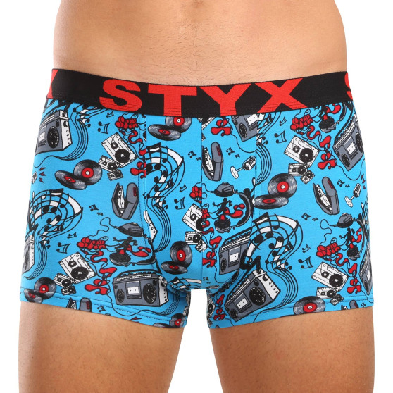 3PACK Boxershorts til mænd Styx art sports gummi flerfarvet (3G15780)