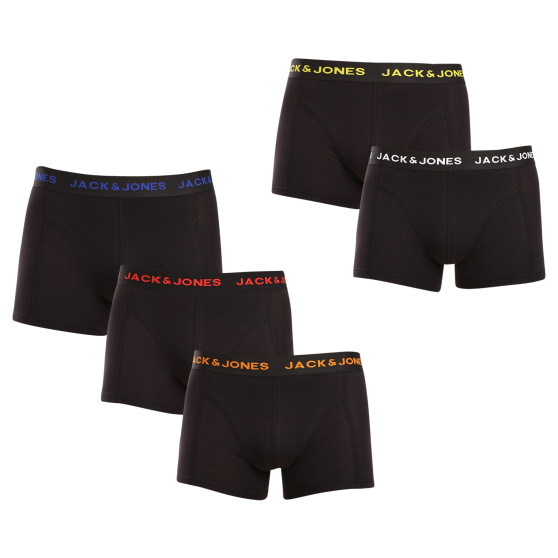 5PACK Boxershorts til mænd Jack and Jones sort (12242494)