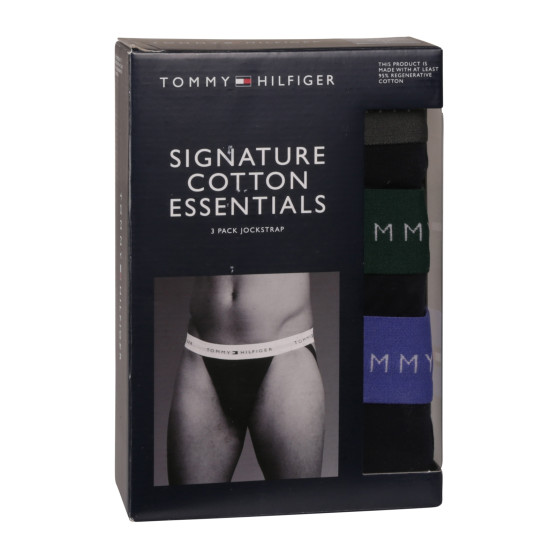 3PACK Jockstraps til mænd Tommy Hilfiger sort (UM0UM03384 0UI)