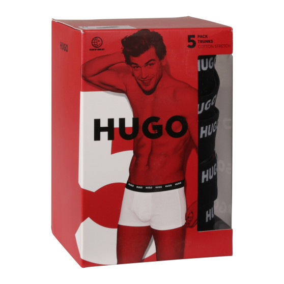 5PACK Boxershorts til mænd HUGO flerfarvet (50479944 973)