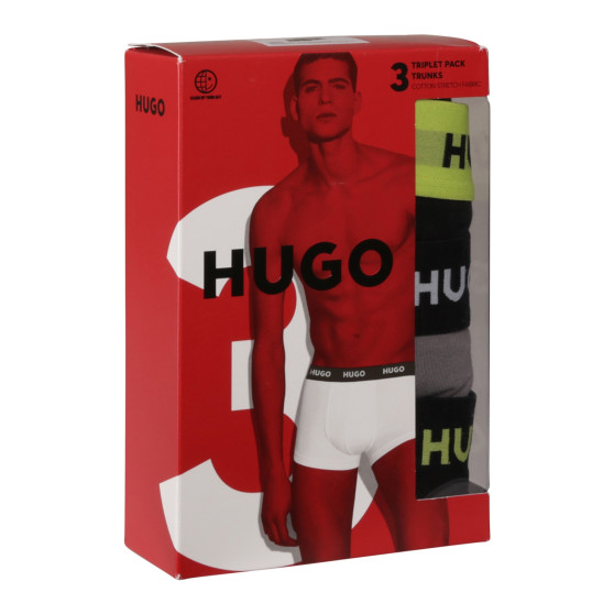 3PACK Boxershorts til mænd HUGO flerfarvet (50517878 986)