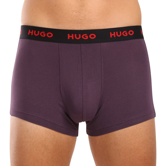 3PACK Boxershorts til mænd HUGO flerfarvet (50517878 987)