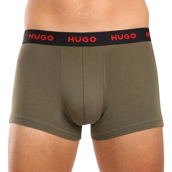 3PACK Boxershorts til mænd HUGO flerfarvet (50517878 987)