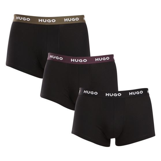 3PACK Boxershorts til mænd HUGO sort (50517878 988)