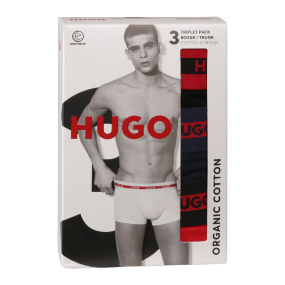 3PACK Boxershorts til mænd HUGO flerfarvet (50517883 960)