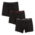 3PACK Boxershorts til mænd HUGO sort (50517886 991)