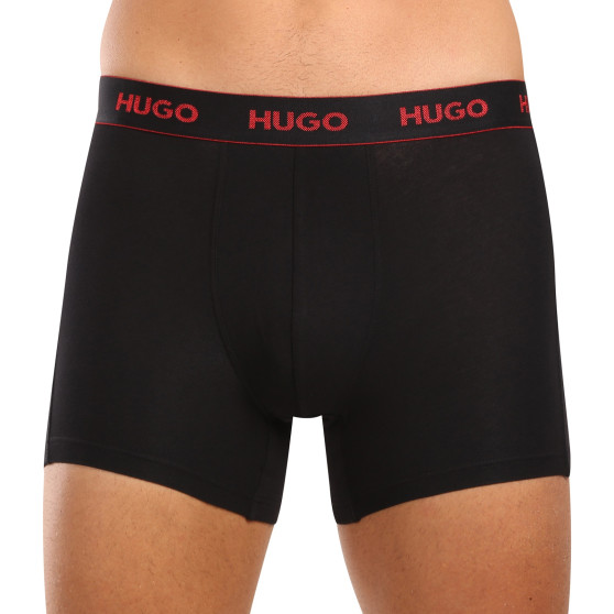 3PACK Boxershorts til mænd HUGO sort (50517886 991)