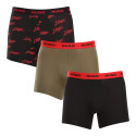 3PACK Boxershorts til mænd HUGO flerfarvet (50517887 984)