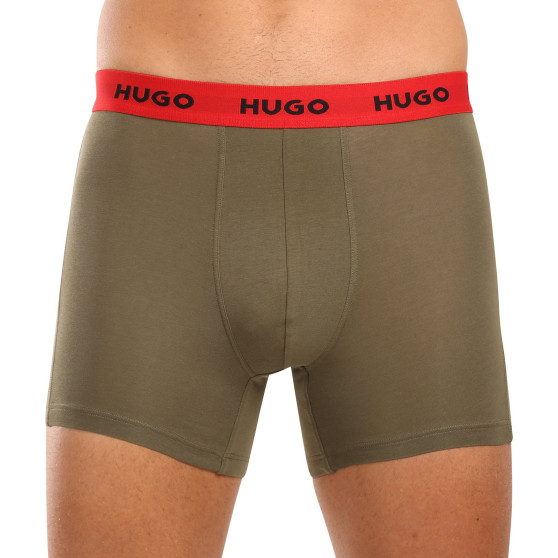 3PACK Boxershorts til mænd HUGO flerfarvet (50517887 984)