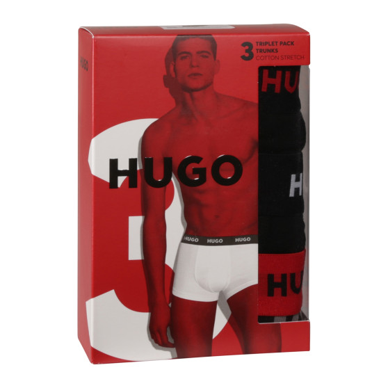 3PACK Boxershorts til mænd HUGO flerfarvet (50517894 980)