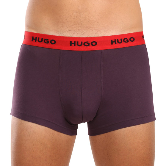 3PACK Boxershorts til mænd HUGO flerfarvet (50517894 982)