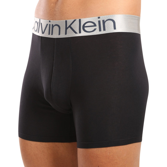 3PACK Boxershorts til mænd Calvin Klein sort (NB3131A-PZE)