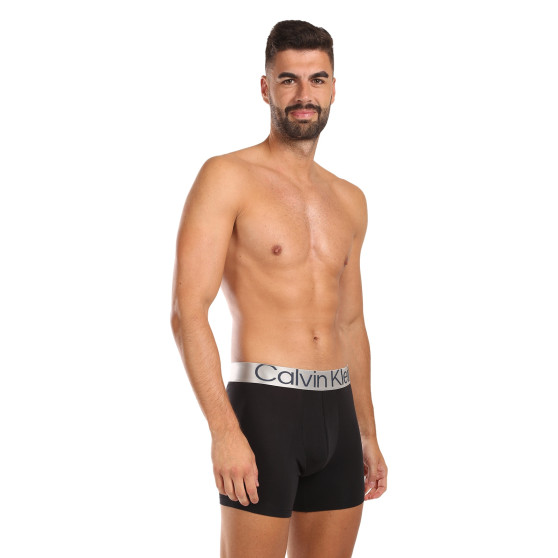 3PACK Boxershorts til mænd Calvin Klein sort (NB3131A-PZE)