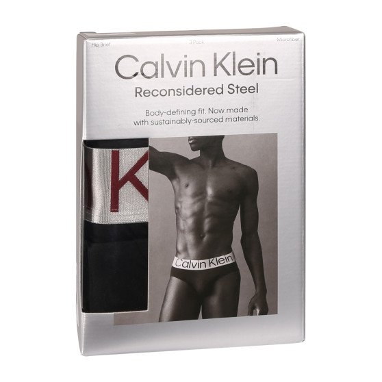 3PACK Trusser til mænd Calvin Klein sort (NB3073A-Q09)