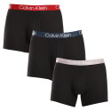 3PACK Boxershorts til mænd Calvin Klein sort (NB2971A-PZI)