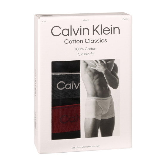 3PACK Boxershorts til mænd Calvin Klein sort (NB4002A-PRU)