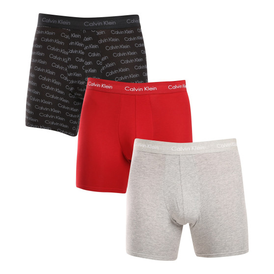 3PACK Boxershorts til mænd Calvin Klein flerfarvet (NB3057A-QYP)