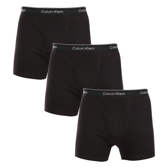 3PACK Boxershorts til mænd Calvin Klein sort (NB4003A-001)