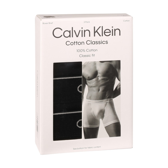 3PACK Boxershorts til mænd Calvin Klein sort (NB4003A-001)